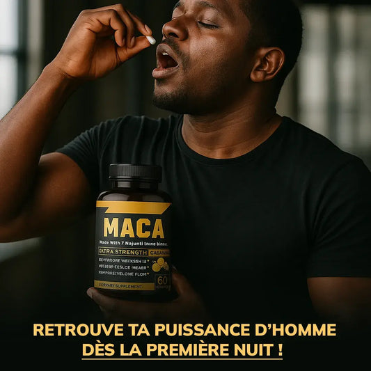 Retrouve ta puissance d’homme avec les gélules naturelles de Maca !