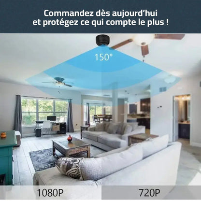 Pack Sécurité Invisible : Caméra Discrète + Enregistreur USB