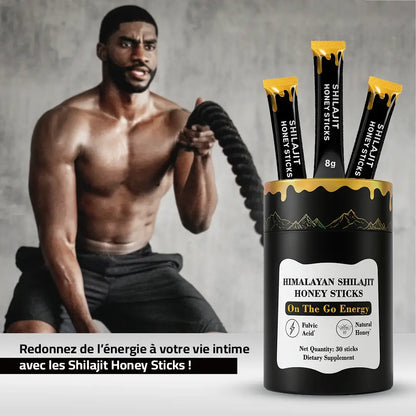 🔥 Shilajit Honey Sticks: booste votre vie intime !