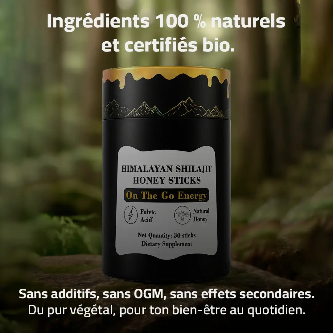🔥 Shilajit Honey Sticks: booste votre vie intime !