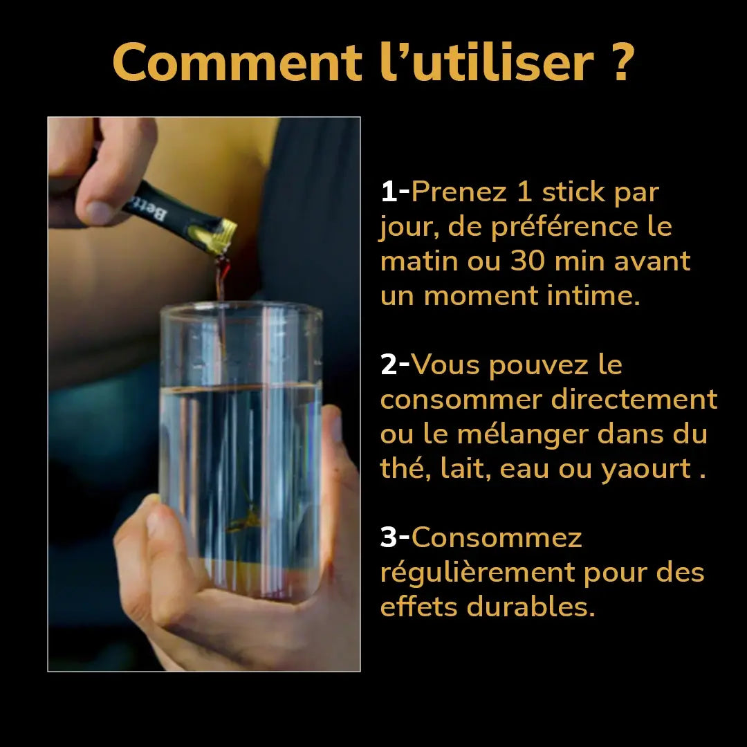 🔥 Shilajit Honey Sticks: booste votre vie intime !
