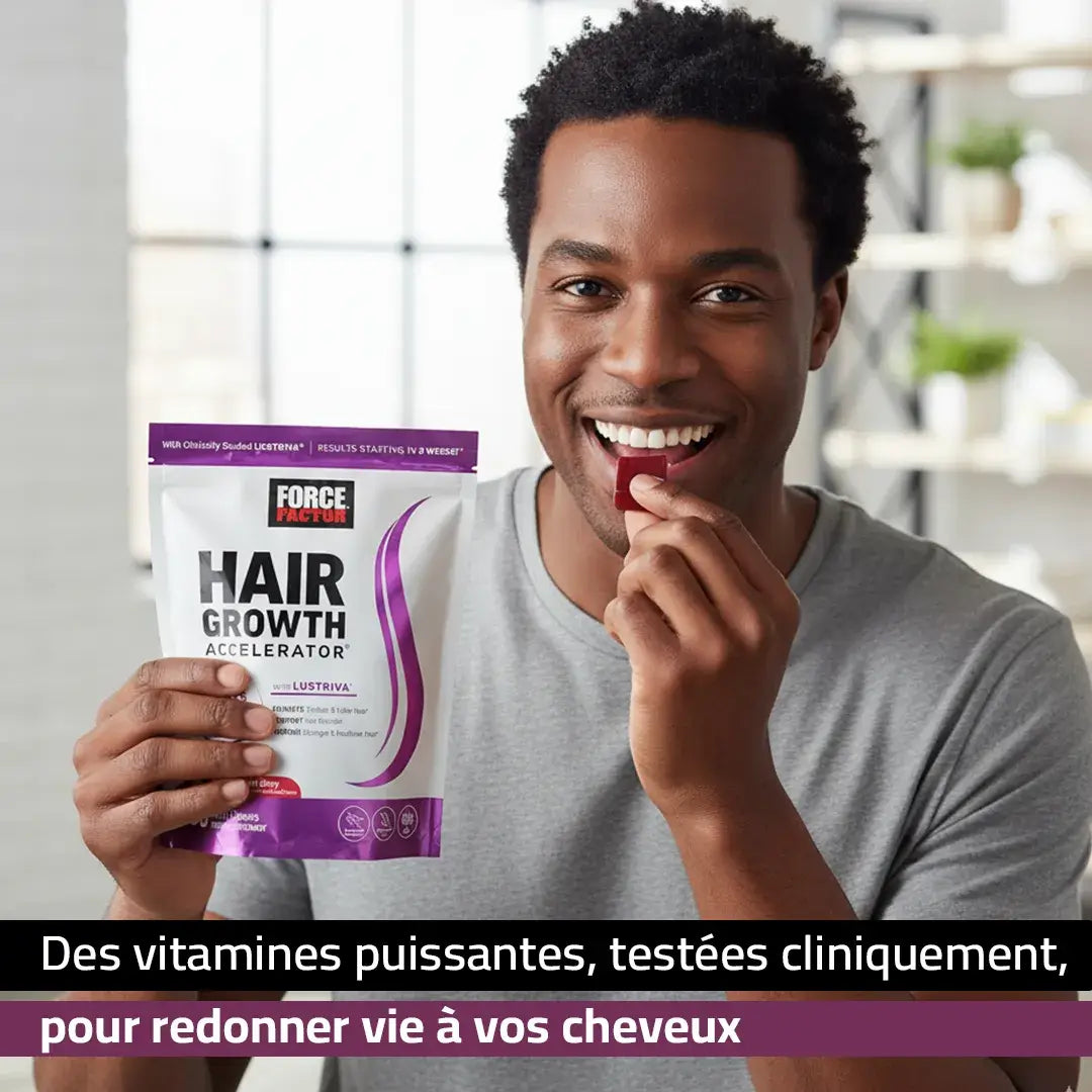 Gummies Vitaminées à la Biotine – Pour des Cheveux Forts, Épais et Brillants