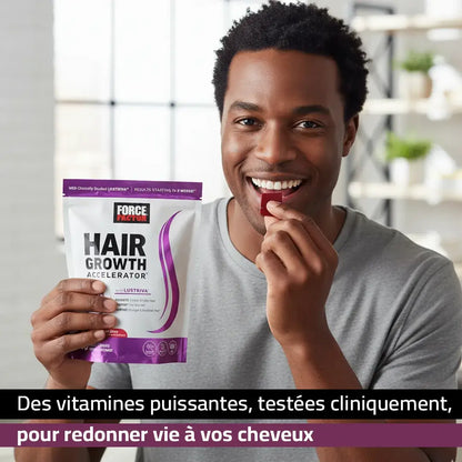 Gummies Vitaminées à la Biotine – Pour des Cheveux Forts, Épais et Brillants