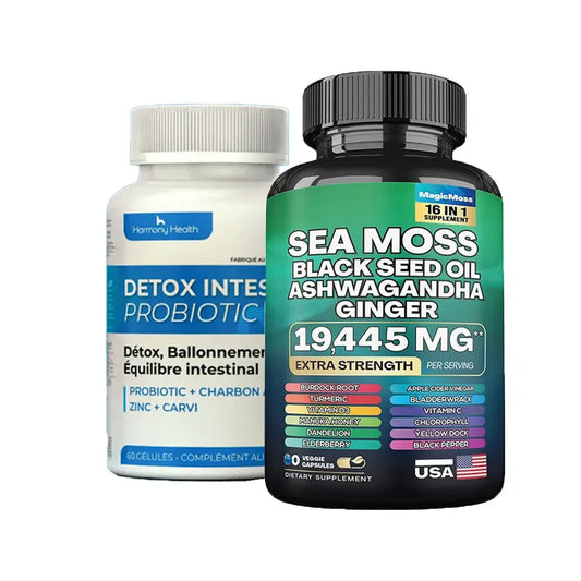 Detox Intest Probiotic + Sea Moss Ashwagandha Shilajit