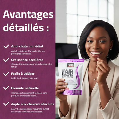 Gummies Vitaminées à la Biotine – Pour des Cheveux Forts, Épais et Brillants