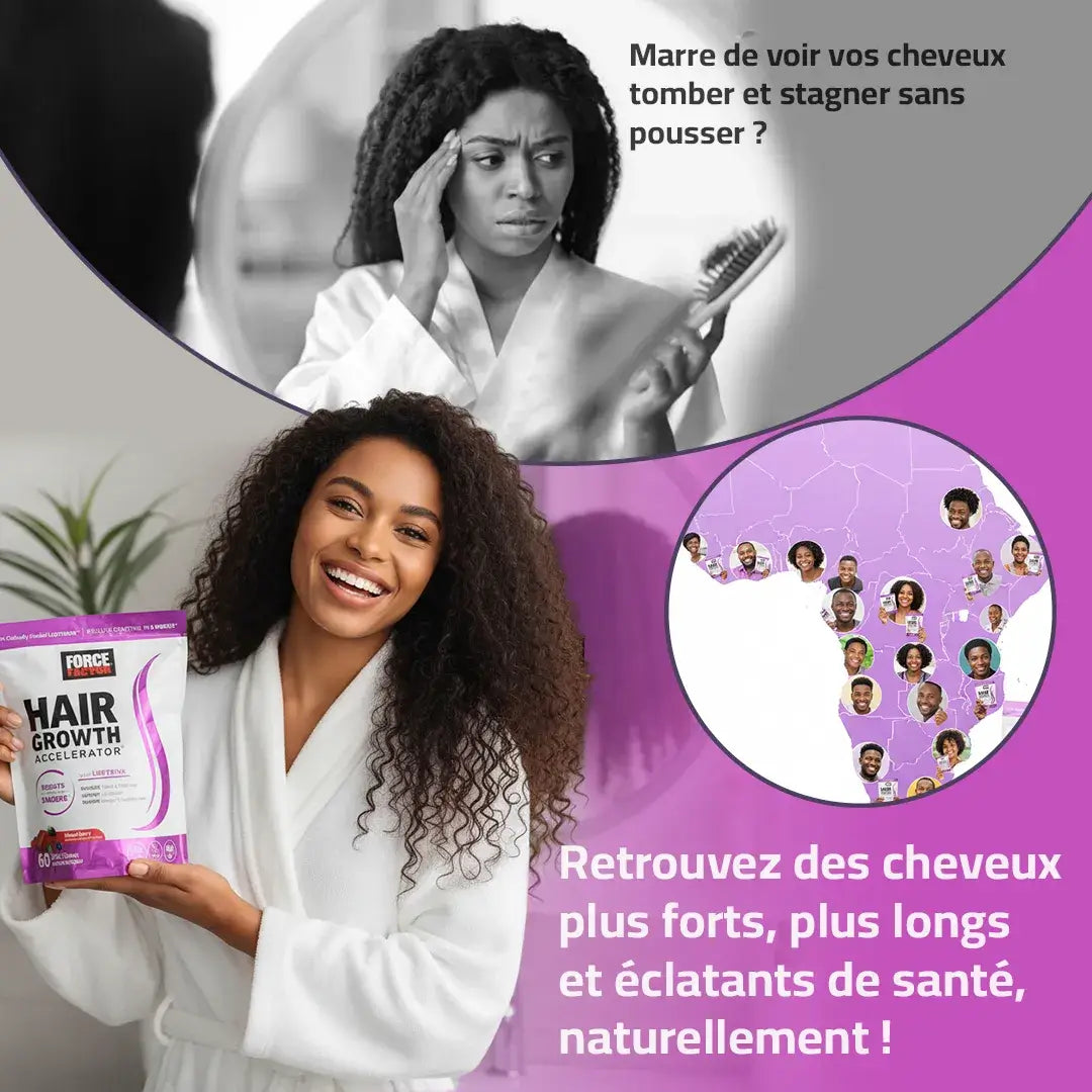 Gummies Vitaminées à la Biotine – Pour des Cheveux Forts, Épais et Brillants