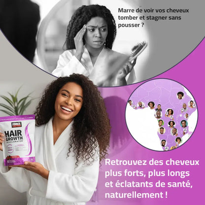 Gummies Vitaminées à la Biotine – Pour des Cheveux Forts, Épais et Brillants