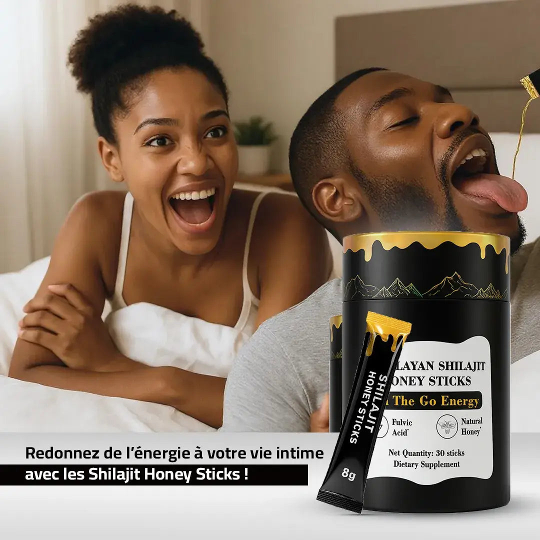 🔥 Shilajit Honey Sticks: booste votre vie intime !